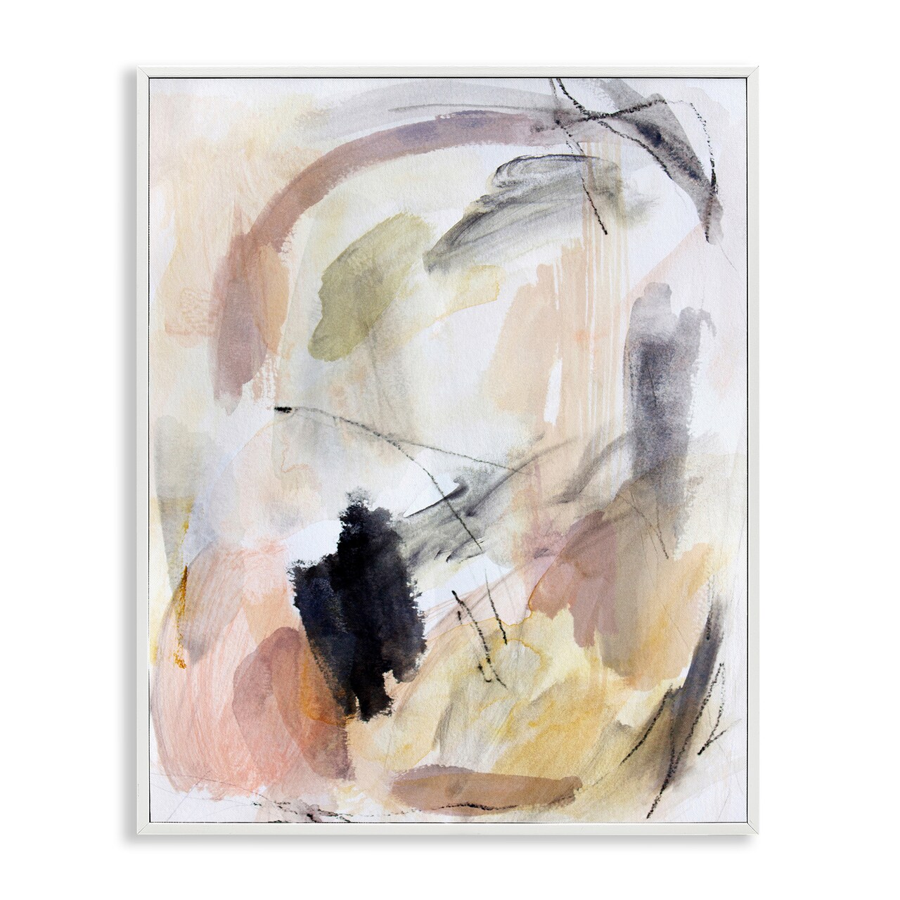 Stupell Industries Chaotic Sketches Paint Strokes Framed Giclee, design by Hope Bainbridge